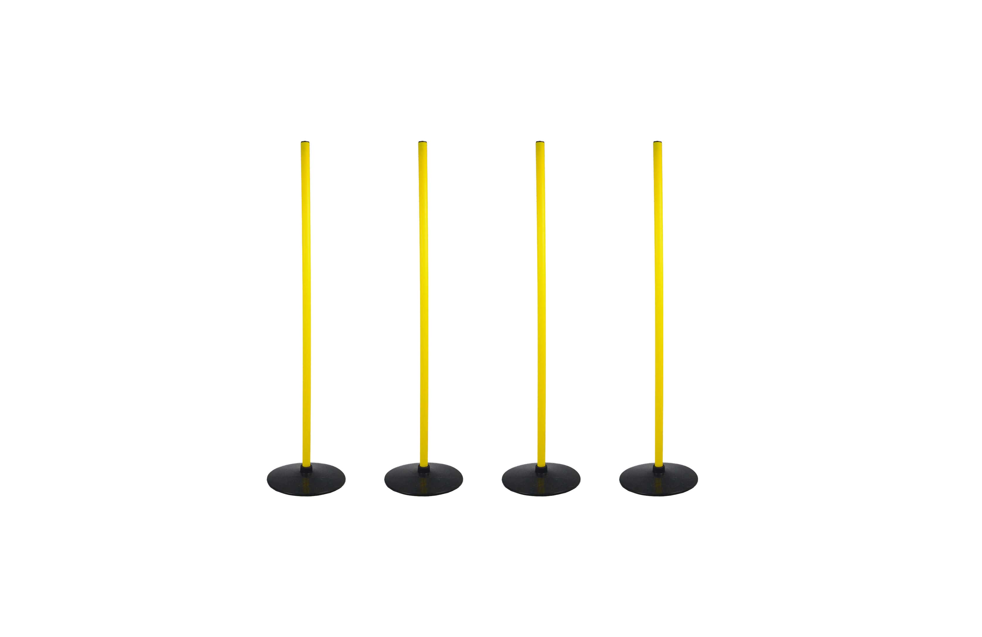 yellow poles